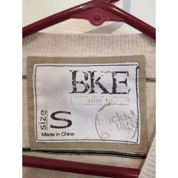 BKE Sweater Argyle Stripe Cotton Slim Fit Women's Size Small - Picture 3 of 4